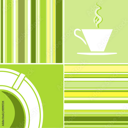 Strisce e tea verde