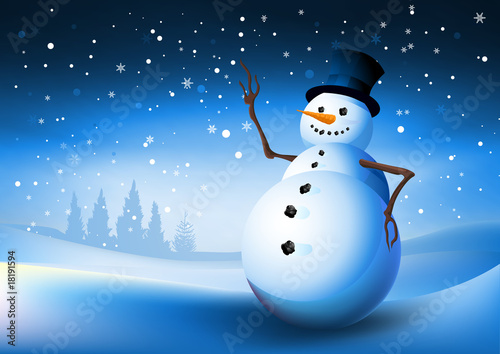 winter Snowman