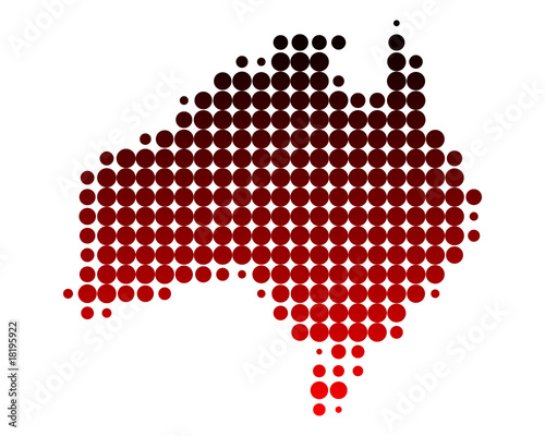 Karte von Australien