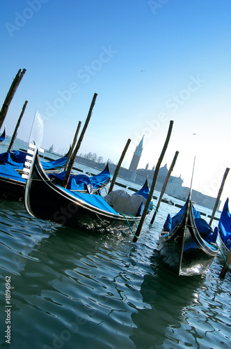 Gondolas in Venice