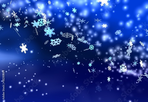 Wallpaper Mural Weihnachtsstimung Schneeflocken Torontodigital.ca