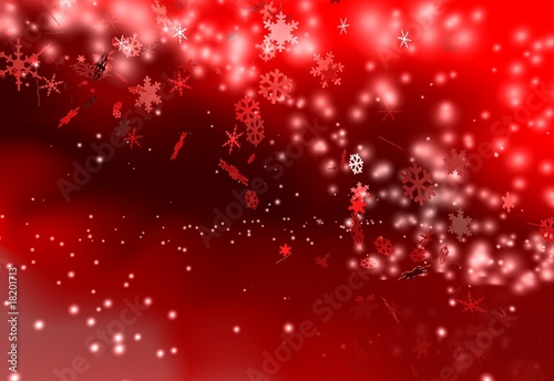 Weihnachtsstimung Schneeflocken © TM - Design