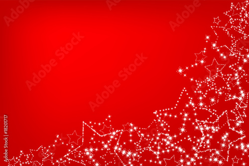 Red stars background