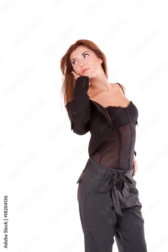 young attractive business woman young attractive business woman