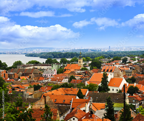 Zemun rooftops in Belgrade