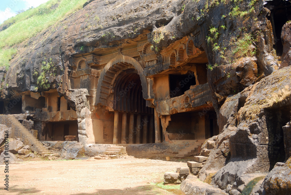 Cave temple, Maharashtra, Bhaja, India