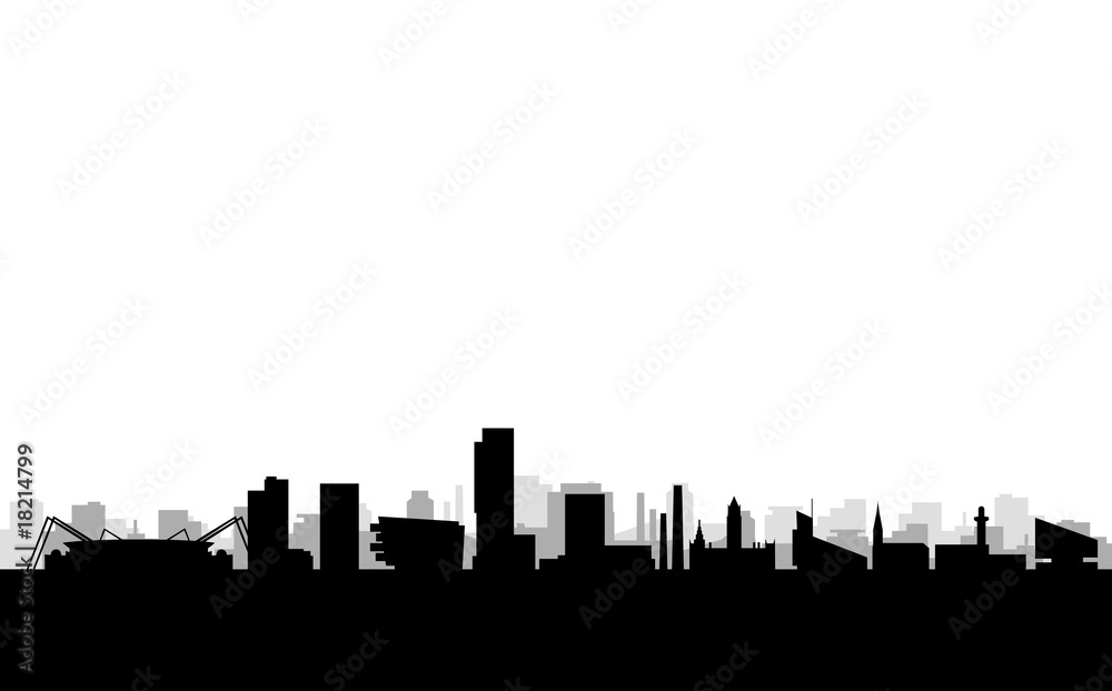 manchester city skyline and landmarks