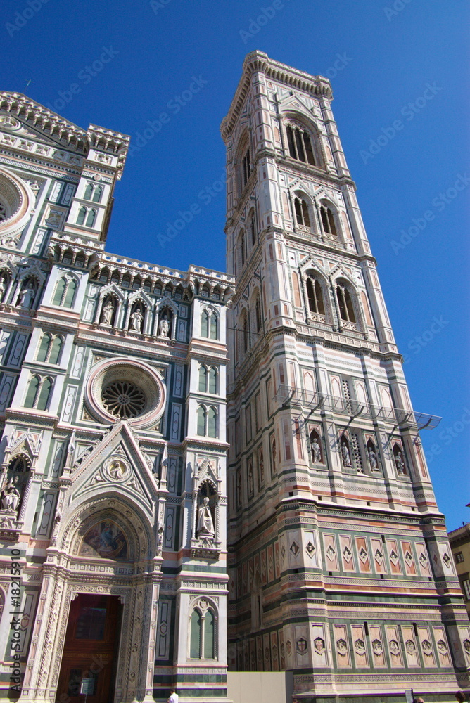view on Dumo cathedral in Florence, Italy
