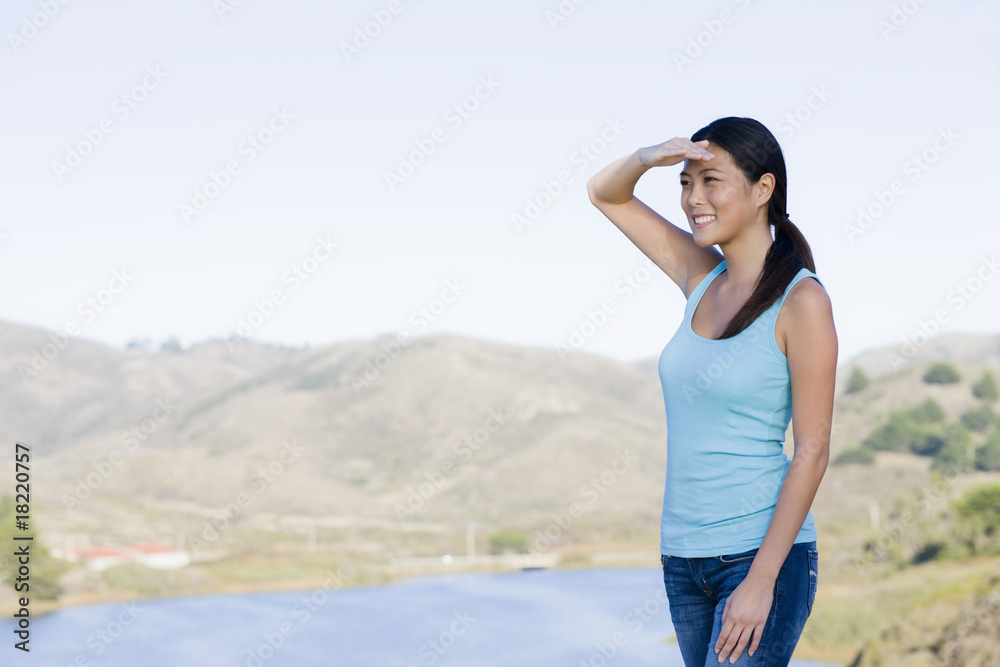 Woman in Landscape