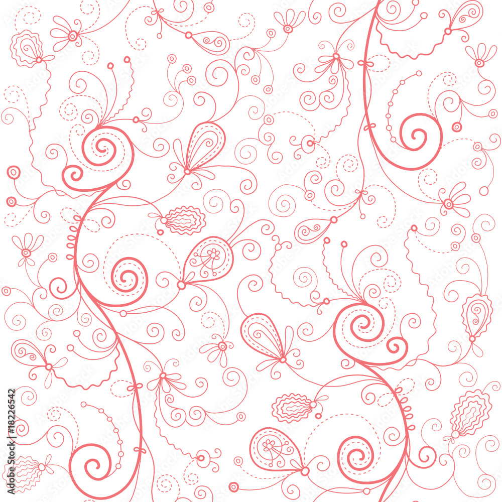 beauty seamless floral pattern