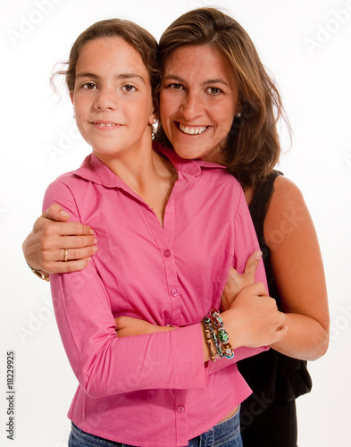 Portrait of a mother with h...