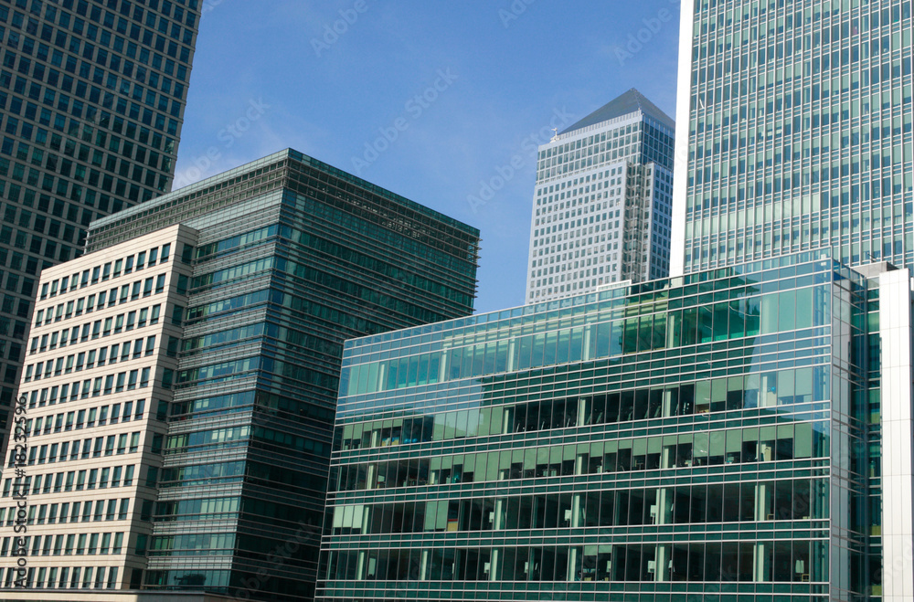 Obraz premium Canary Wharf in London's Docklands