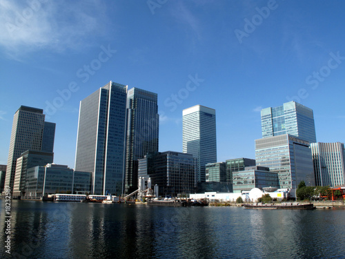 Canary Wharf in London's Docklands © Tony Baggett