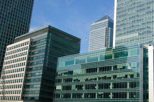 Canary Wharf in London's Docklands photo