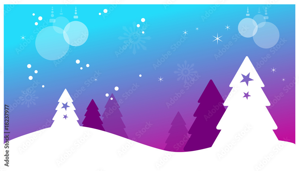 Weihnachtliche Winterlandschaft Weihnachtliche Winterlandschaft