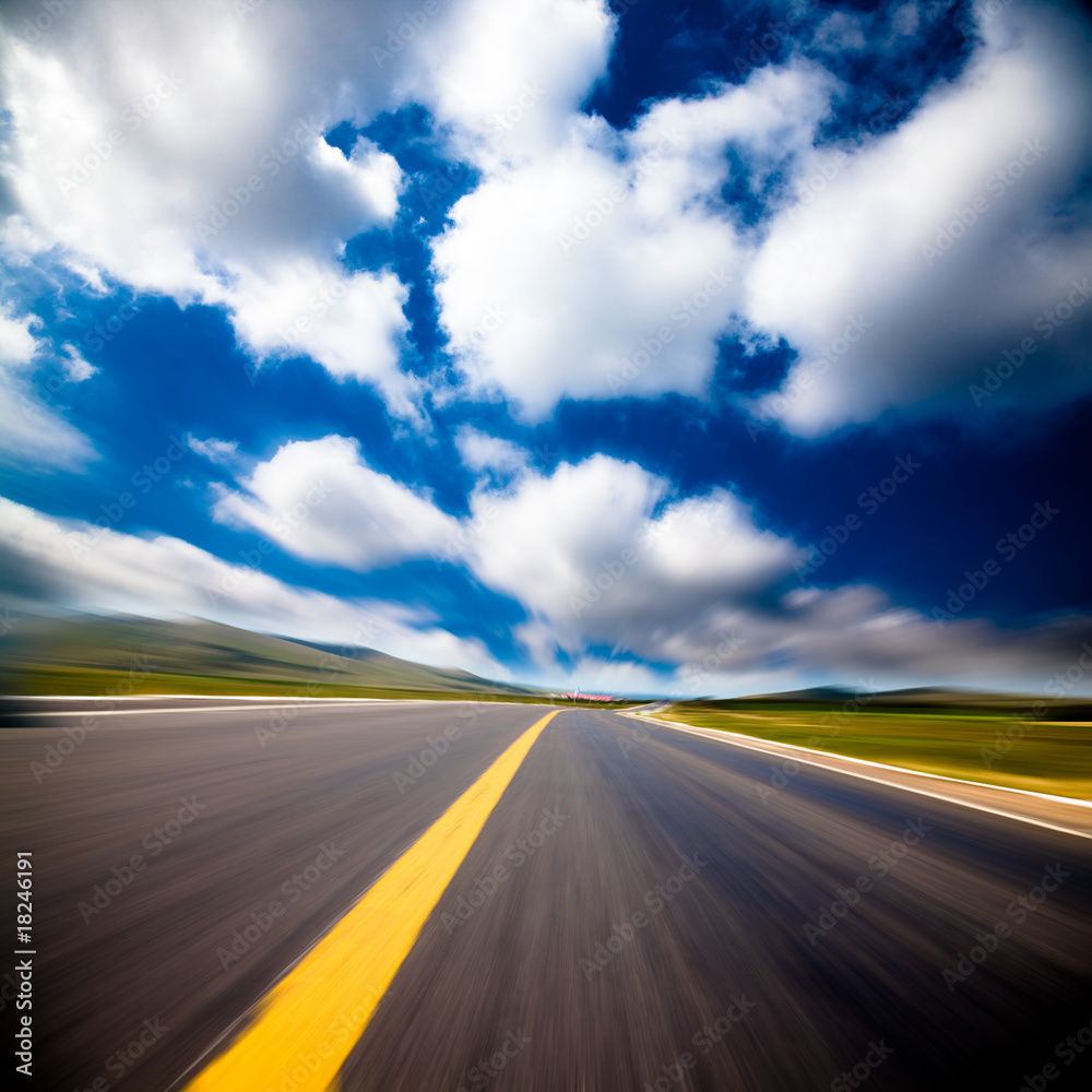 Naklejka premium road