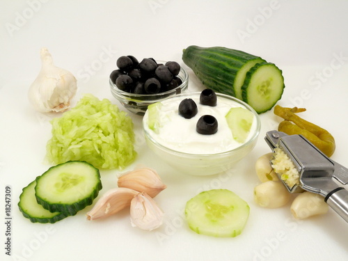 Bild auf Leinwand Tzatziki