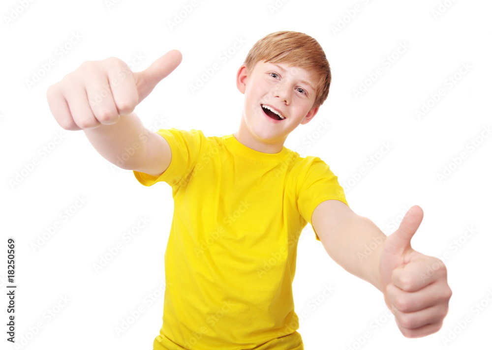 happy boy isolated on white happy boy isolated on white
