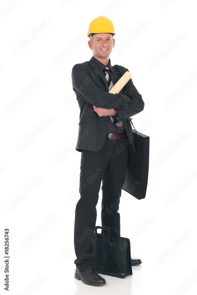 Businessman engineer