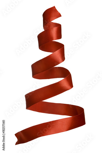 The spiral tape looks as christmas tree