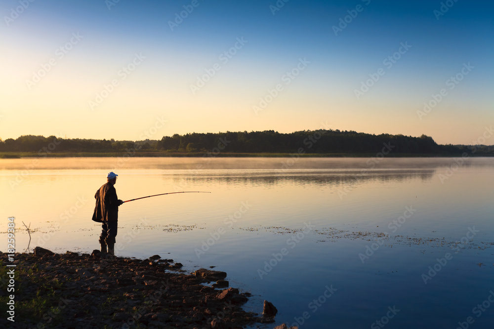 Early morning fishing