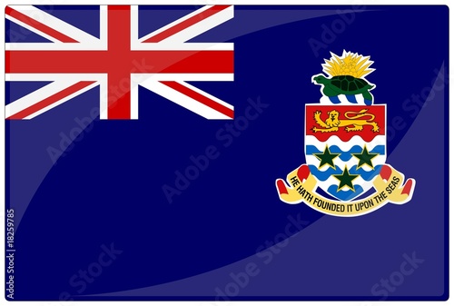 drapeau glassy iles caimans cayman islands flag photo