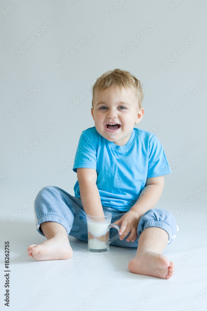 kid and milk kid and milk