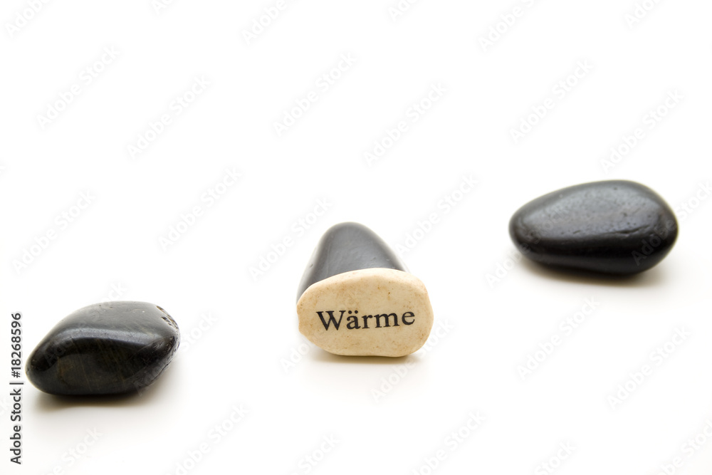 Steine mit Wärme Steine mit Wärme