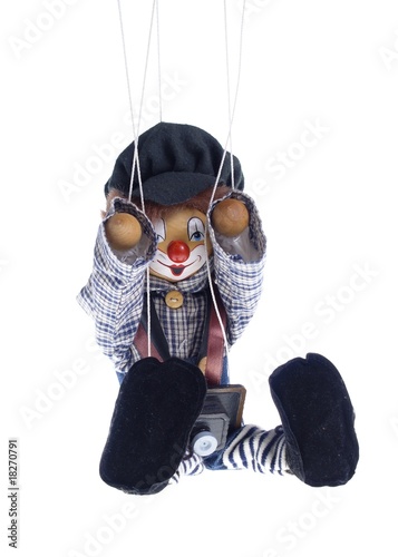 Puppet on a String, studio isolated photo photo