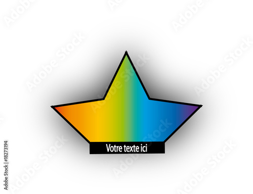 Couronne colorée