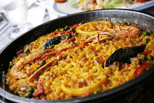 Paellea, traditional spanish food