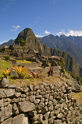 The Incan Ruins of Machu Picchu in Peru