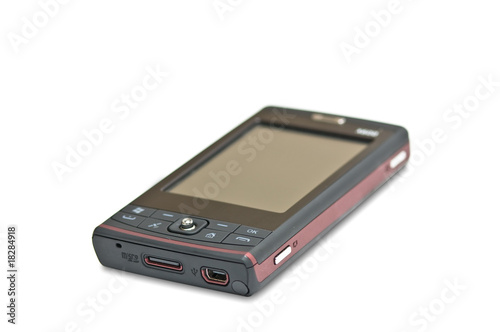 smart phone isolated on white photo