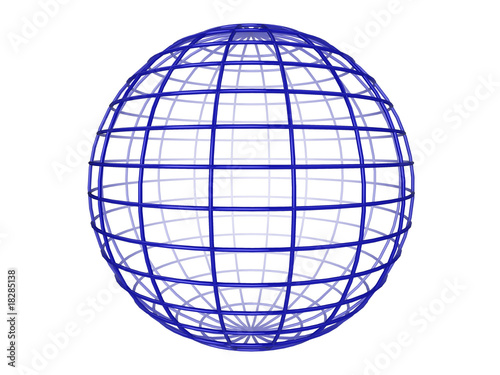 Wireframe sphere