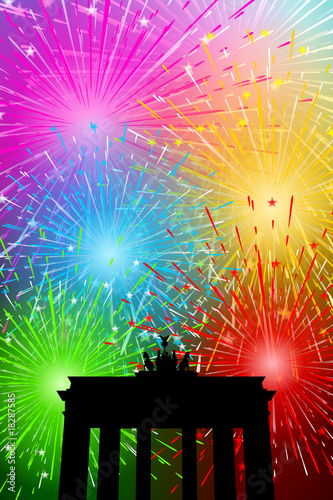 feuerwerk am brandenburger tor II