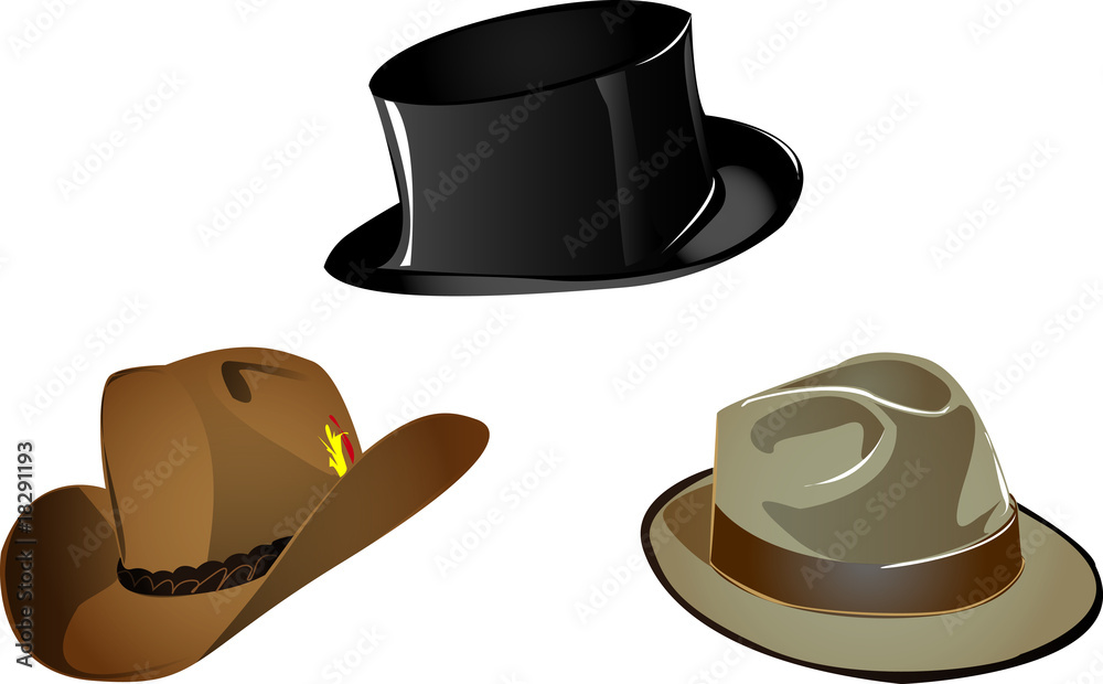 Set di cappelli Stock Vector | Adobe Stock
