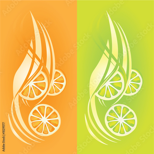 fresh fuits, Orange and lemon juice