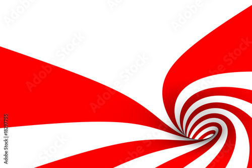 Inside a candy cane