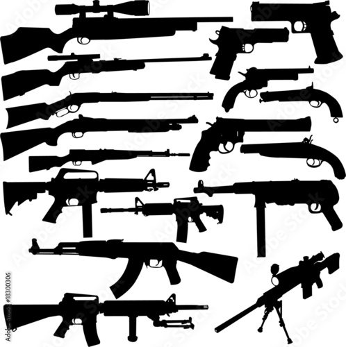 weapon collection - vector