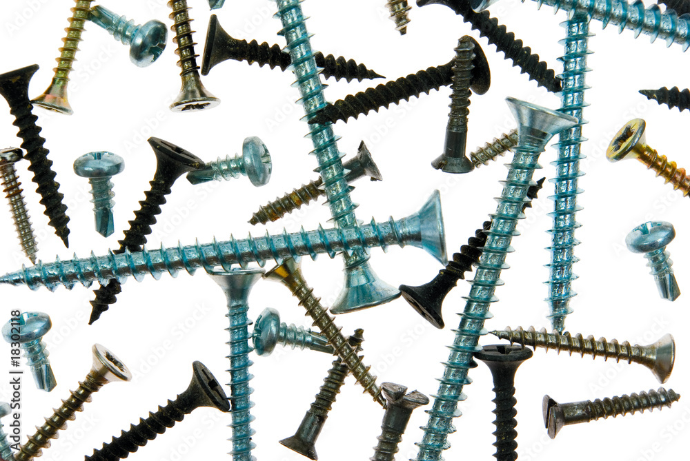 Isolated various screws