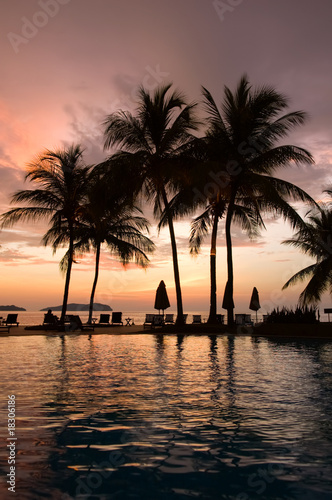 Evening in tropical hotel © ti_to_tito