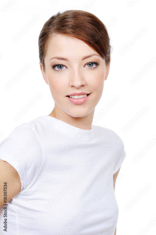 beautiful woman with expressive look beautiful woman with expressive look