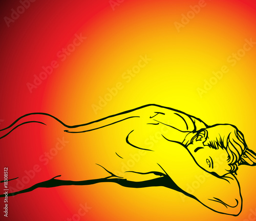 Boy Sun Background