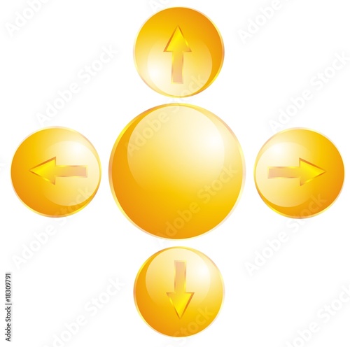 golden buttons