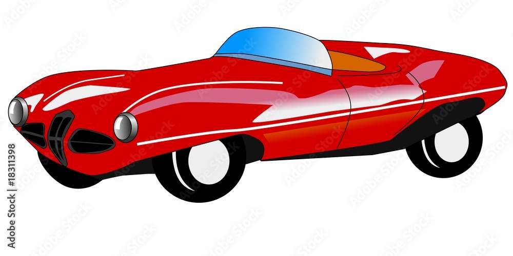 open retro car open retro car