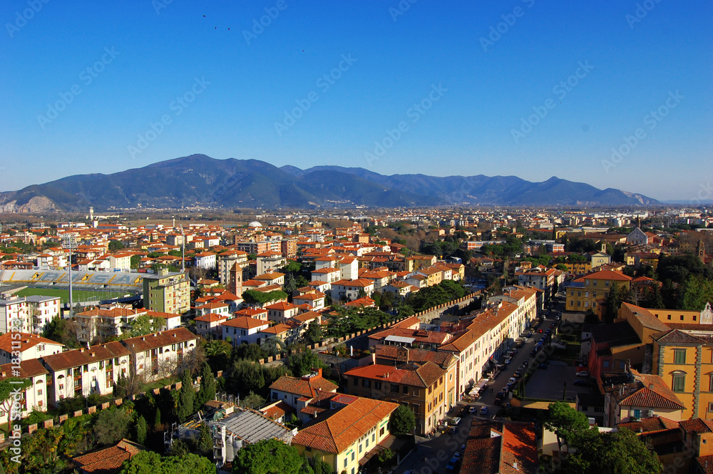 Panoramic view of Pisa