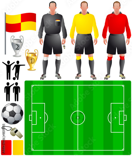 set of icons for European football