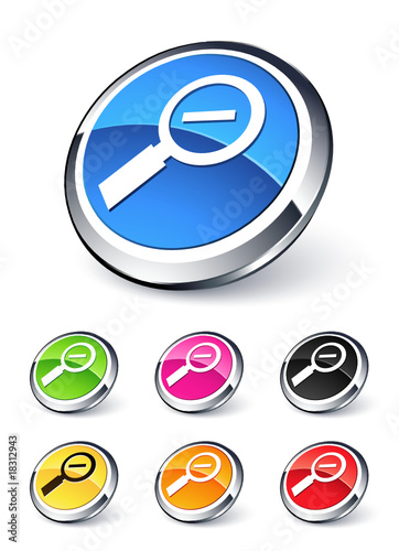 icône loupe - / diminuer