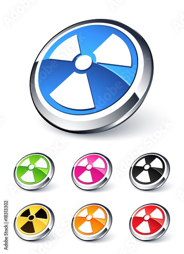 icône radioactif