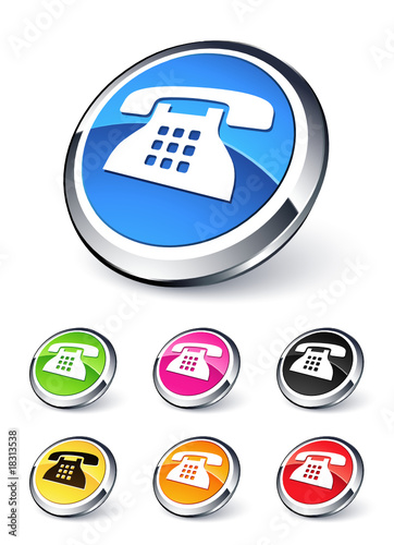 icône téléphone, communication